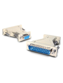StarTech.com Adaptador Conversor de Cable Serie DB9 a DB25 Hembra a Macho