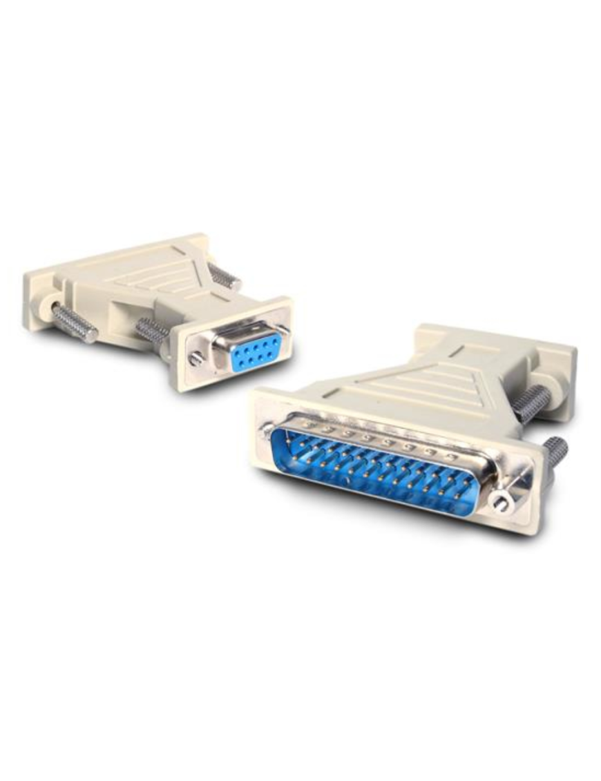 StarTech.com Adaptador Conversor de Cable Serie DB9 a DB25 Hembra a Macho