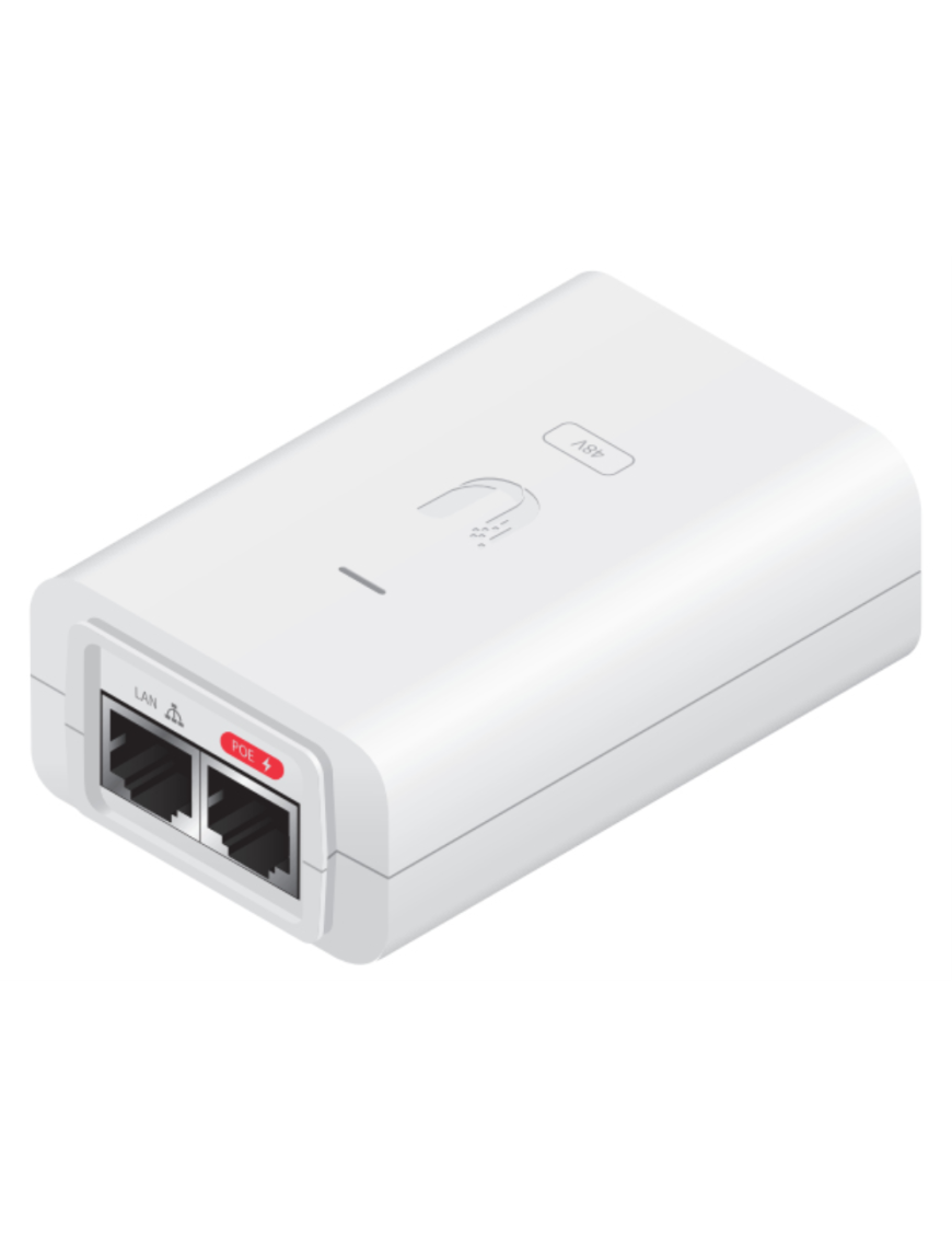Ubiquiti POE-48-24W-WH adaptador e inyector de PoE 48 V