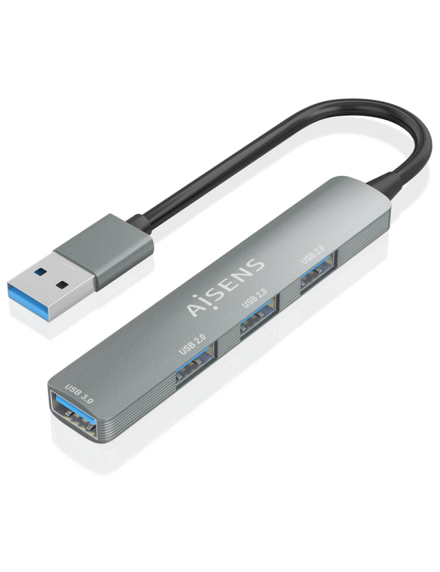AISENS A106-0859 hub de interfaz USB 3.2 Gen 1 (3.1 Gen 1) Type-A 5000 Mbit/s