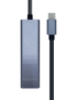 AISENS A109-0396 hub de interfaz USB 3.2 Gen 1 (3.1 Gen 1) Type-C Gris