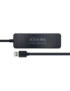 AISENS Hub USB 3.0, Tipo A/M - 4 x Tipo A/H, Negro, 30 cm