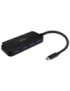 AISENS Hub USB 3.1 USB-C, USB-C/M-4x Tipo A/H, Negro, 15cm