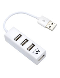 Ewent EW1122 hub de interfaz USB 2.0 Blanco
