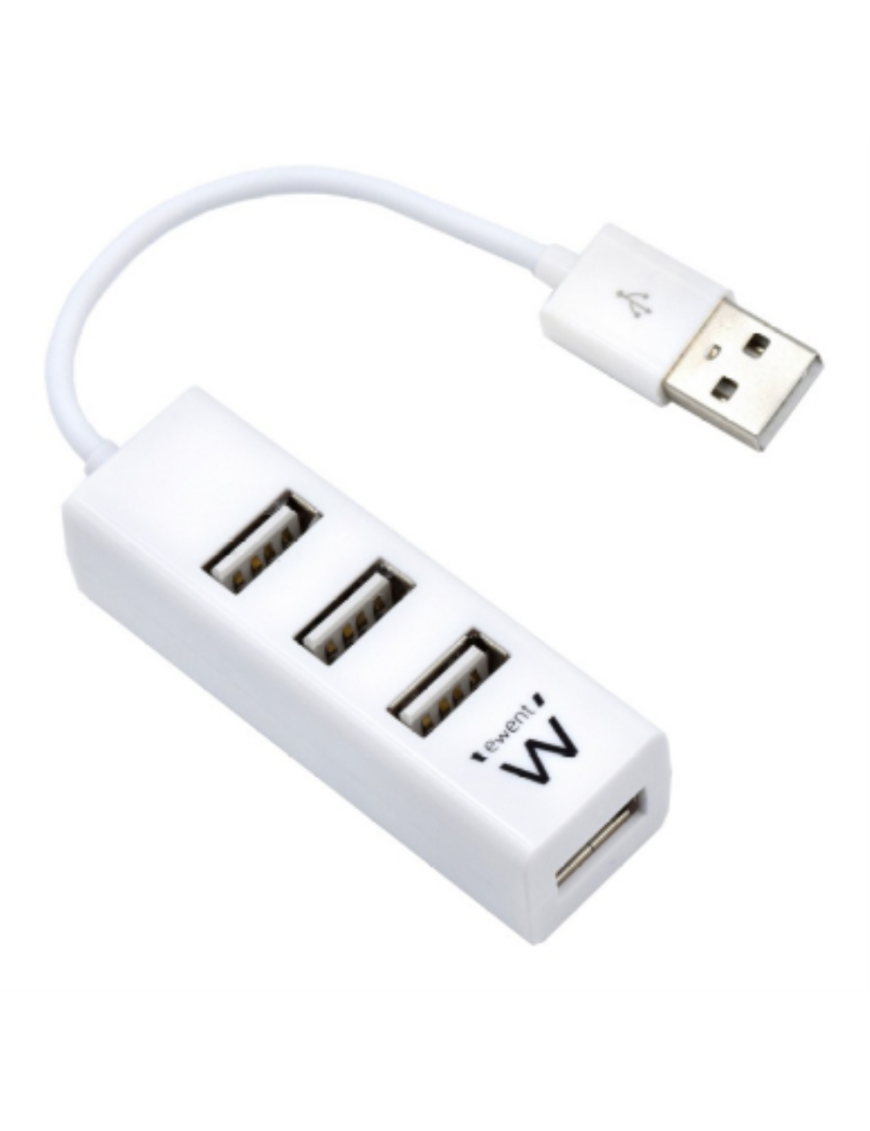 Ewent EW1122 hub de interfaz USB 2.0 Blanco