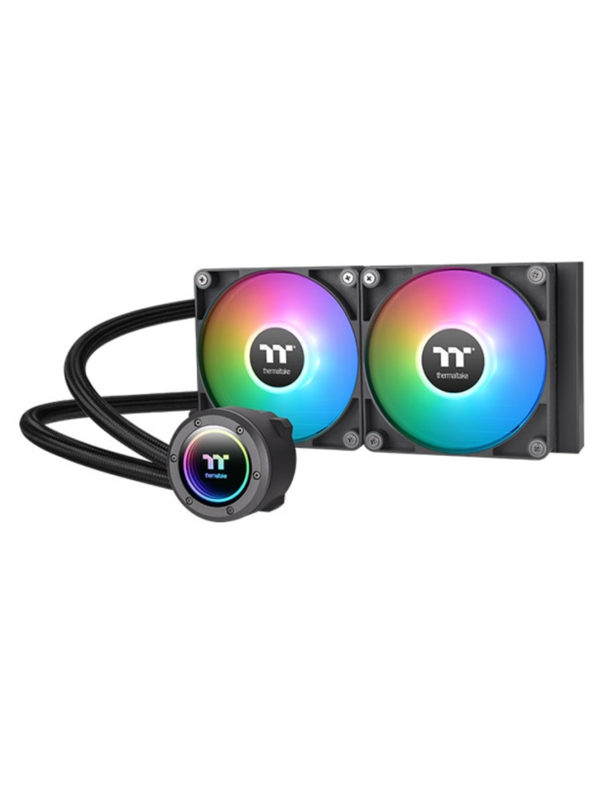 Thermaltake TH240 V2 Procesador Sistema de refrigeración líquida todo en uno 12 cm Negro 1 pieza(s)