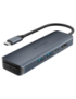 HYPER HD4003GL USB 3.2 Gen 1 (3.1 Gen 1) Type-C 10000 Mbit/s Azul, Gris