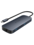 HYPER HD4006GL hub de interfaz USB 3.2 Gen 1 (3.1 Gen 1) Type-C 10000 Mbit/s Azul, Gris
