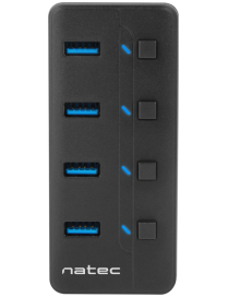 NATEC MANTIS USB 2.0 Type-B 5000 Mbit/s Negro