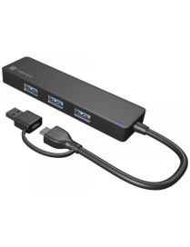 NATEC Mayfly USB 3.2 Gen 1 (3.1 Gen 1) Type-A + Type-C 5000 Mbit/s Negro