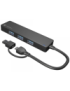 NATEC Mayfly USB 3.2 Gen 1 (3.1 Gen 1) Type-A + Type-C 5000 Mbit/s Negro
