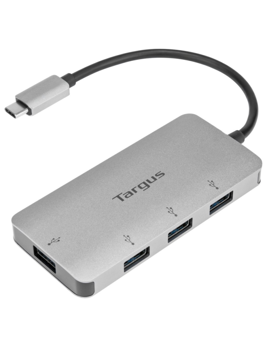 Targus ACH226EU hub de interfaz USB 3.2 Gen 1 (3.1 Gen 1) Type-C 5000 Mbit/s Plata
