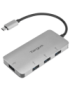 Targus ACH226EU hub de interfaz USB 3.2 Gen 1 (3.1 Gen 1) Type-C 5000 Mbit/s Plata