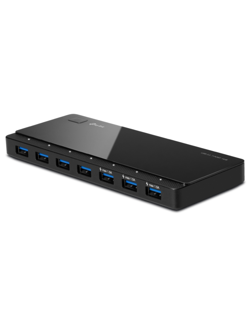 TP-Link UH700 hub de interfaz USB 3.2 Gen 1 (3.1 Gen 1) Micro-B 5000 Mbit/s Negro