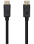 AISENS Cable DisplayPort V1.2 4K@60Hz, DP/M-DP/M, Negro, 1.0m
