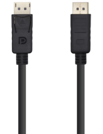 AISENS Cable Displayport V1.2 4K@60HZ, DP/M-DP/M, Negro, 5.0m