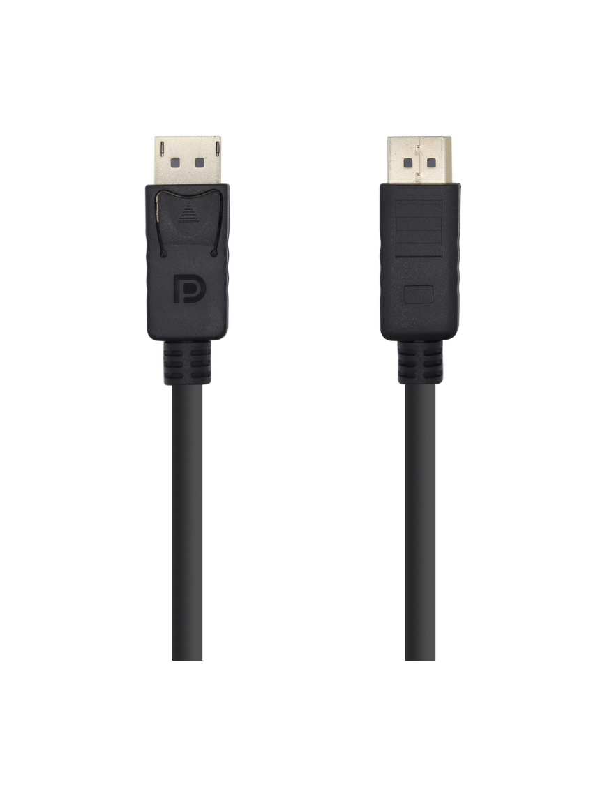 AISENS Cable Displayport V1.2 4K@60HZ, DP/M-DP/M, Negro, 5.0m