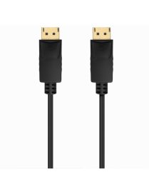 AISENS Cable DISPLAYPORT V1.2 CCS 4K@60Hz, DP/M-DP/M, Negro, 0.5m