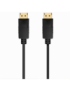 AISENS Cable DISPLAYPORT V1.2 CCS 4K@60Hz, DP/M-DP/M, Negro, 0.5m