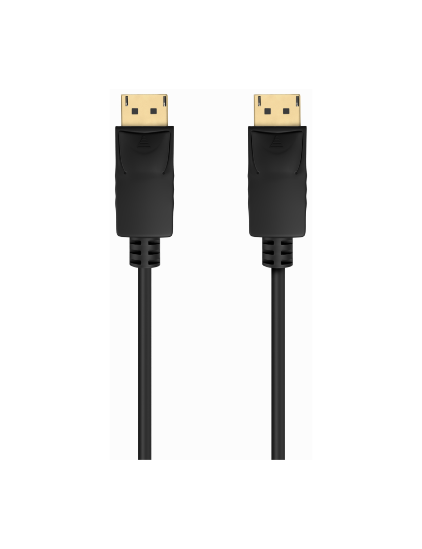 AISENS Cable DISPLAYPORT V1.2 CCS 4K@60Hz, DP/M-DP/M, Negro, 1.0m