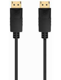 AISENS Cable DISPLAYPORT V1.2 CCS 4K@60Hz, DP/M-DP/M, Negro, 1.5m