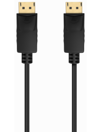 AISENS Cable DISPLAYPORT V1.2 CCS 4K@60Hz, DP/M-DP/M, Negro, 3.0m