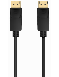 AISENS Cable DISPLAYPORT V1.2 CCS 4K@60Hz, DP/M-DP/M, Negro, 5.0m