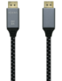 AISENS Cable Displayport V1.4 8k@60hz, DP/M-DP/M, Gris/Negro, 0.5m