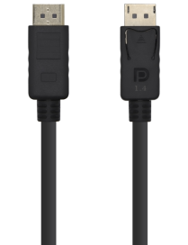 AISENS Cable Displayport V1.4 8K@60HZ, DP/M-DP/M, Negro, 2.0m