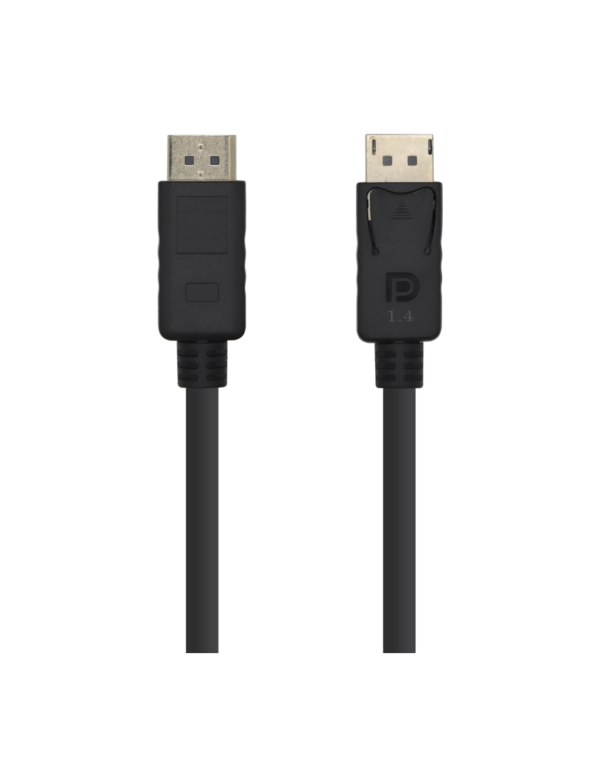 AISENS Cable Displayport V1.4 8K@60HZ, DP/M-DP/M, Negro, 2.0m