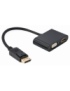 Gembird A-DPM-HDMIFVGAF-01 cable DisplayPort 0,1 m Negro