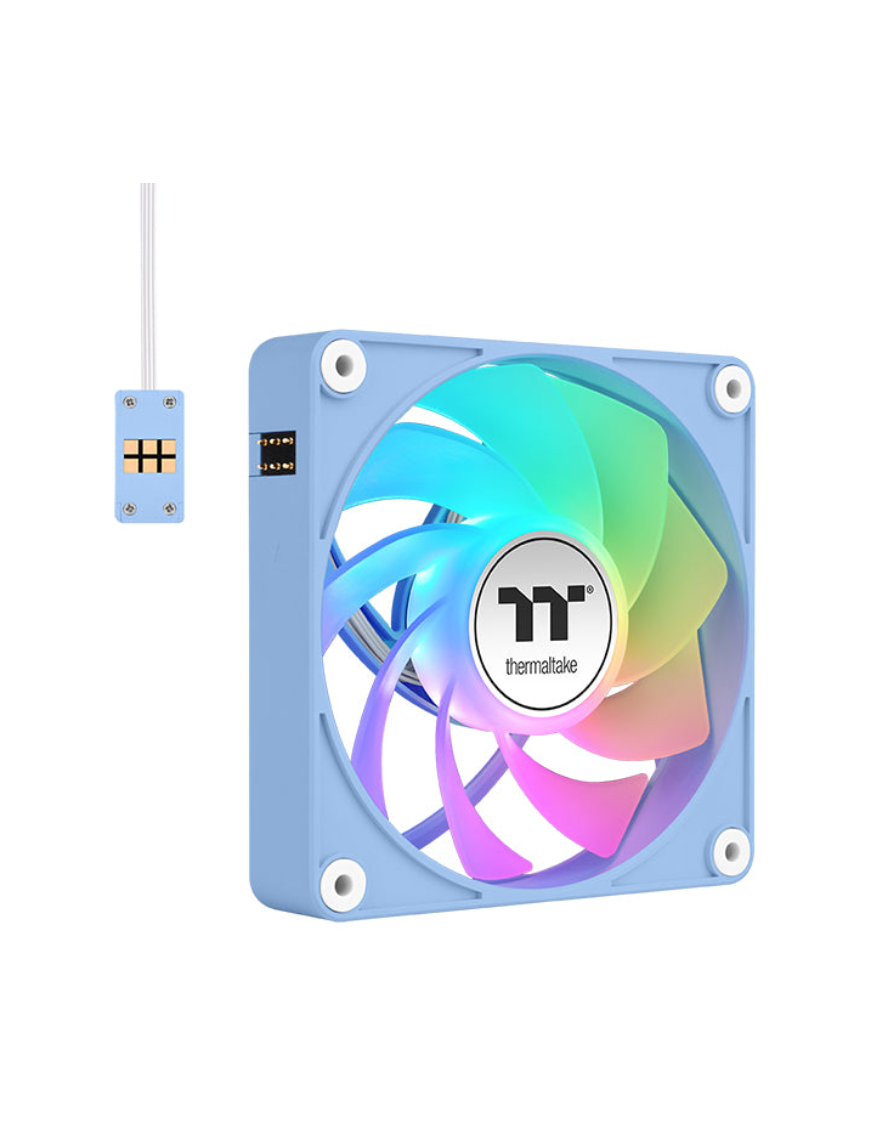 Thermaltake CL-F198-PL12BU-A sistema de refrigeración para ordenador Carcasa del ordenador Ventilador 12 cm Azul 3 pieza(s)