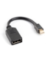 Lanberg AD-0003-BK cable DisplayPort 0,12 m Mini DisplayPort Negro