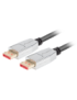 Lanberg CA-DPDP-20CU-0010-BK cable DisplayPort 1 m Negro, Plata
