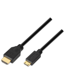 AISENS A119-0115 cable HDMI 3 m HDMI tipo A (Estándar) HDMI Type C (Mini) Negro
