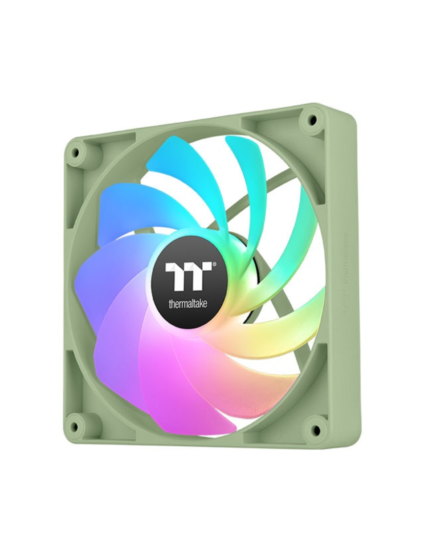 Thermaltake Matcha Green CT120 Carcasa del ordenador Ventilador 12 cm Gris 2 pieza(s)