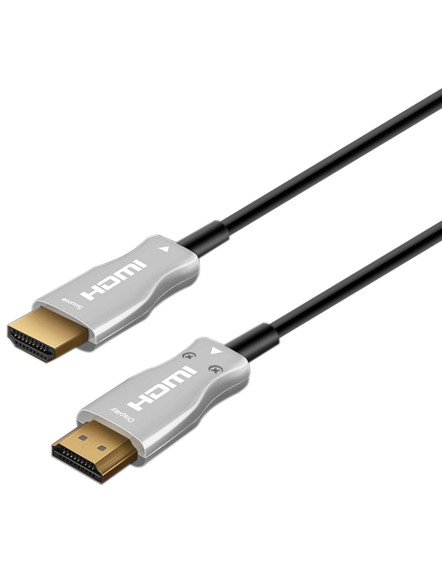 AISENS Cable HDMI V2.0 AOC Premium alta velocidad / HEC 4k@60hz 18Gbps, A/M-A/M, Negro, 30 m