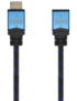 AISENS Cable HDMI V2.0 Prolongador Premium Alta Velocidad / HEC 4K@60Hz 18Gbps, A/M-A/H, Negro/Azul, 2.0m