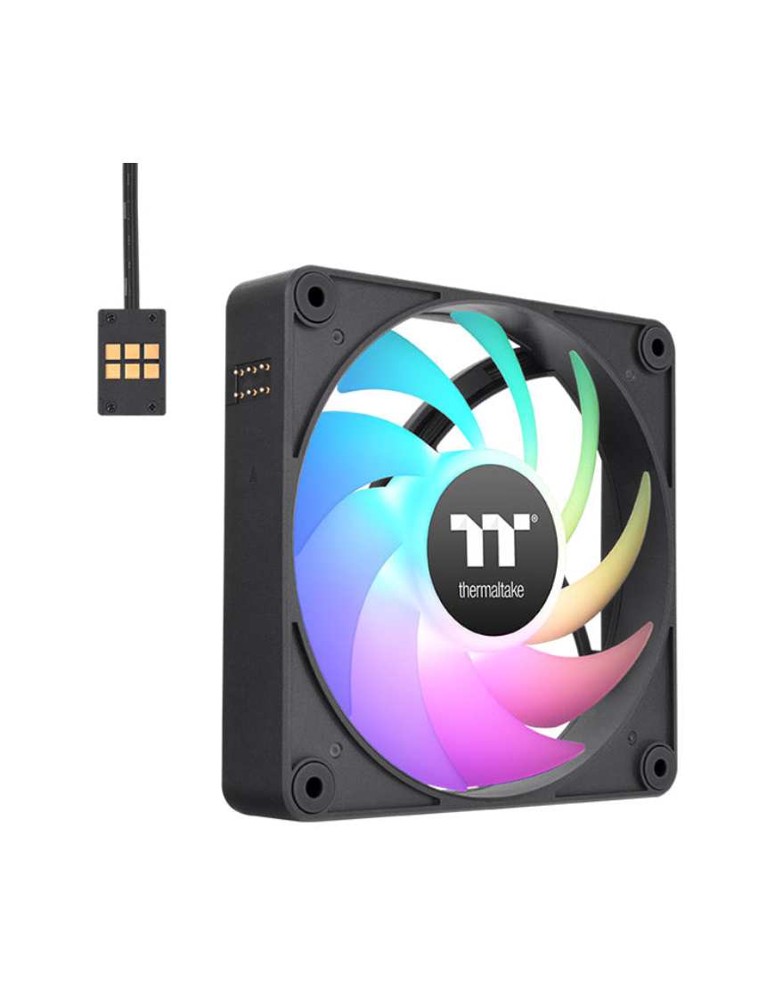 Thermaltake CL-F182-PL14SW-A sistema de refrigeración para ordenador Carcasa del ordenador Ventilador 14 cm Negro 3 pieza(s)