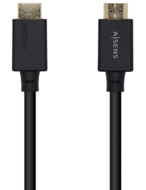 AISENS Cable HDMI V2.1 Ultra Alta Velocidad / HEC Certificado 8k@60Hz 48Gbps, A/M-A/M, Negro, 1.5m