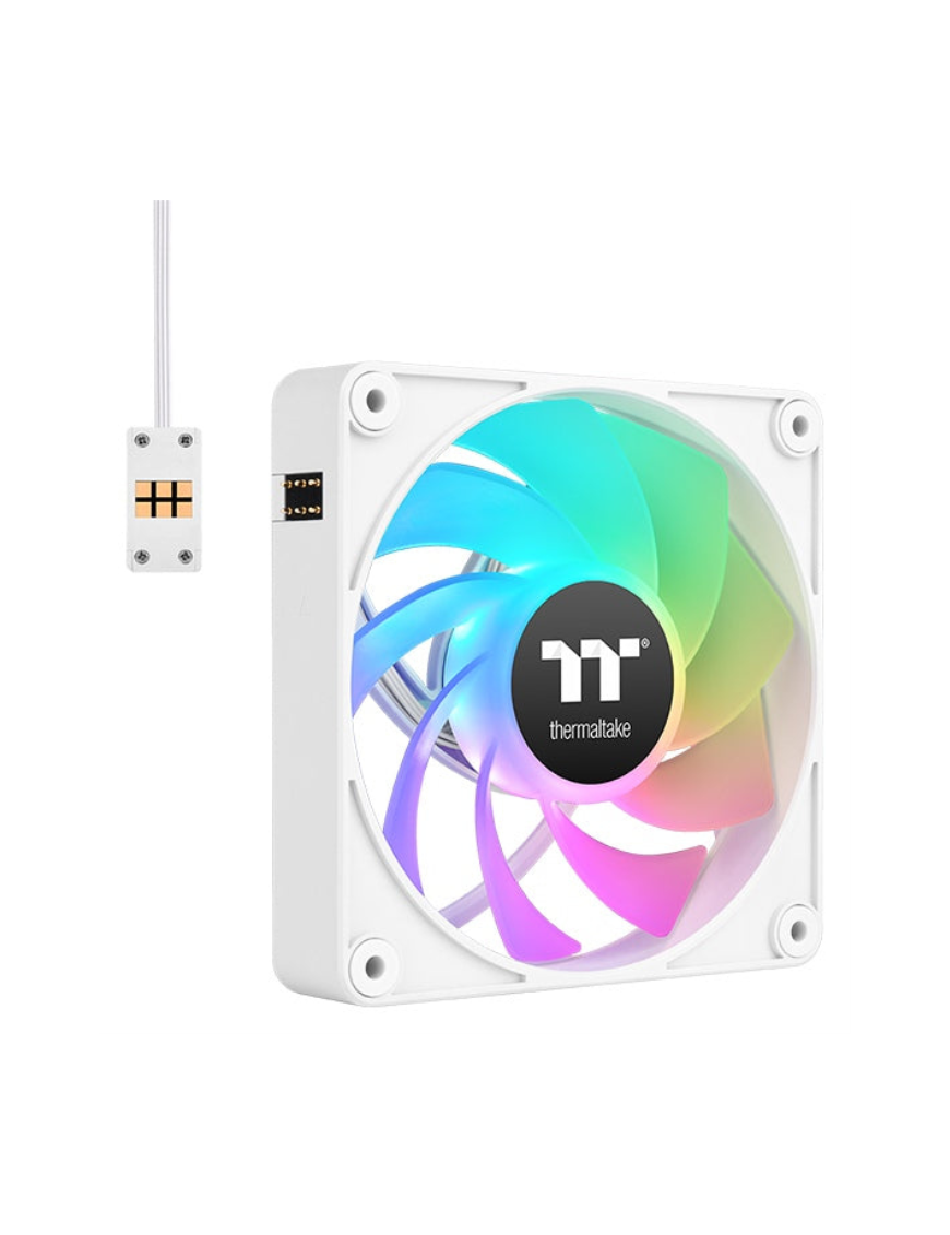 Thermaltake CL-F195-PL14SW-A sistema de refrigeración para ordenador Carcasa del ordenador Ventilador 14 cm Blanco 3 pieza(s)