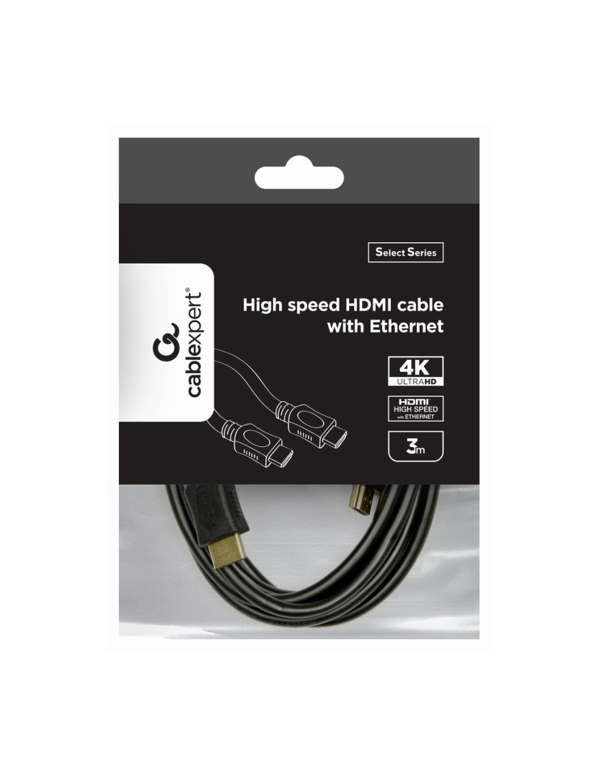 Gembird CC-HDMI4L-10 cable HDMI 3 m HDMI tipo A (Estándar) Negro, Naranja