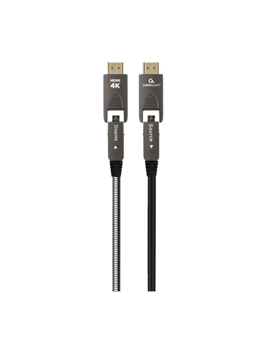 Gembird CCAP-HDMIDD-AOC-20M cable HDMI HDMI Type-A/HDMI Type-D Negro