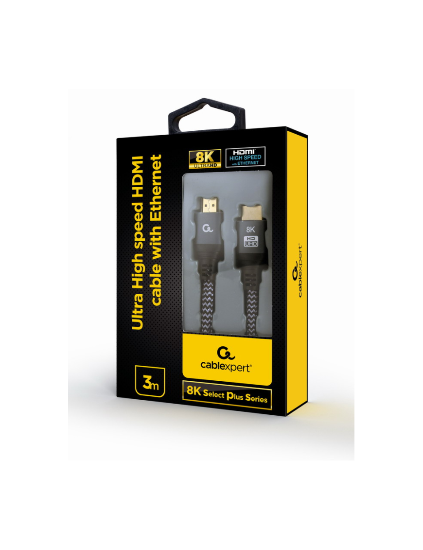 Gembird CCB-HDMI8K-3M cable HDMI HDMI tipo A (Estándar) Gris