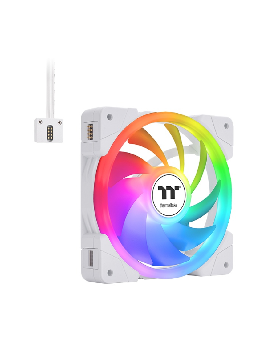 Thermaltake SWAFAN EX12 ARGB Carcasa del ordenador Refrigerador de aire 14 cm Blanco 3 pieza(s)