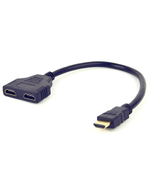 Gembird DSP-2PH4-04 cable HDMI HDMI tipo A (Estándar) 2 x HDMI Type A (Standard) Negro
