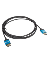 Lanberg CA-HDMI-22CU-0010-BK cable HDMI 1 m HDMI tipo A (Estándar) Negro, Azul