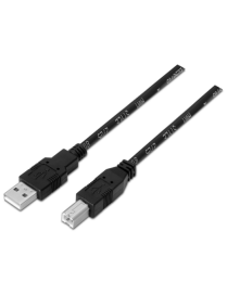 AISENS A101-0006 cable USB USB 2.0 1,8 m USB A USB B Negro