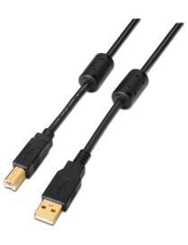 AISENS A101-0009 cable USB USB 2.0 2 m USB A USB B Negro