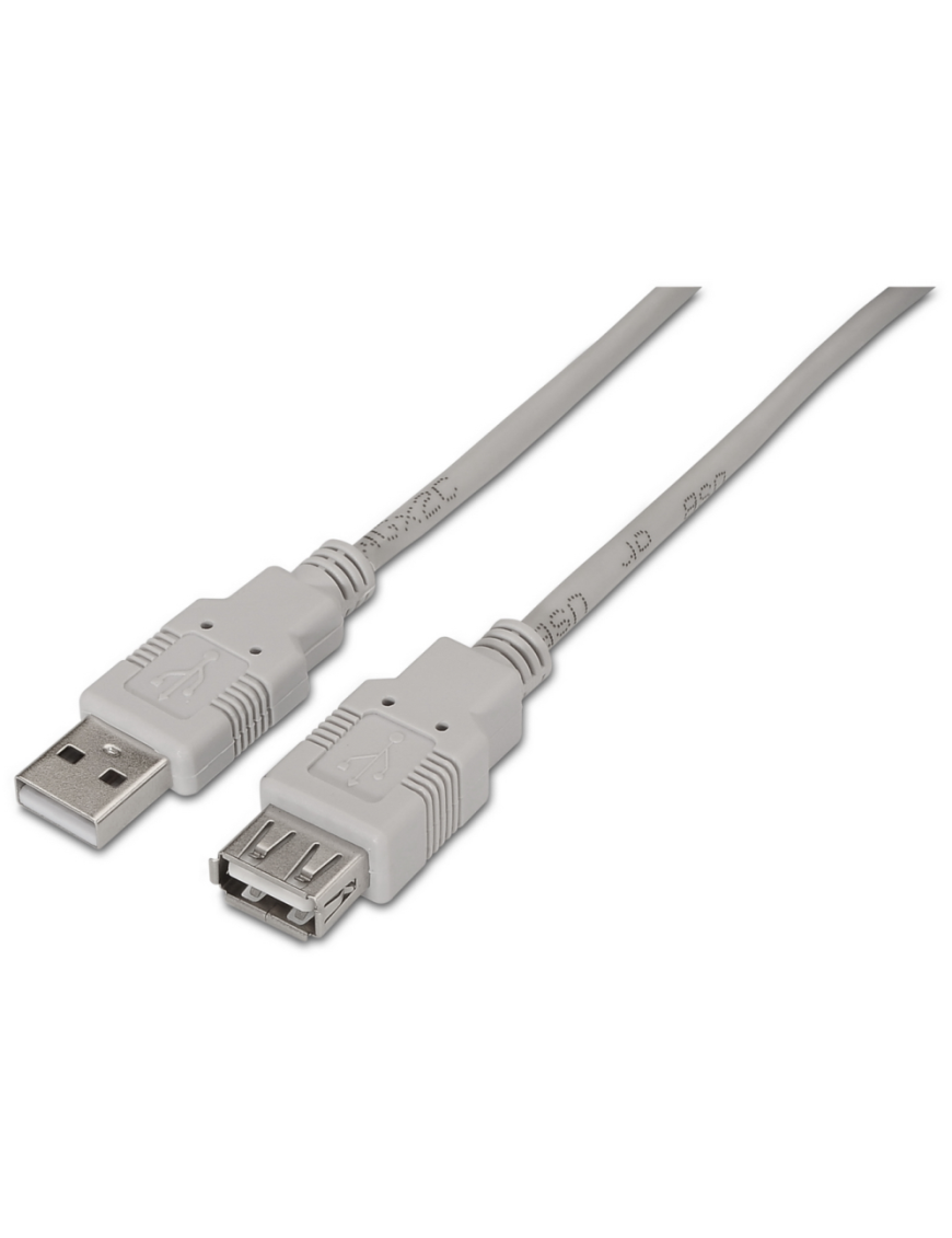 AISENS A101-0012 cable USB USB 2.0 1 m USB A Beige